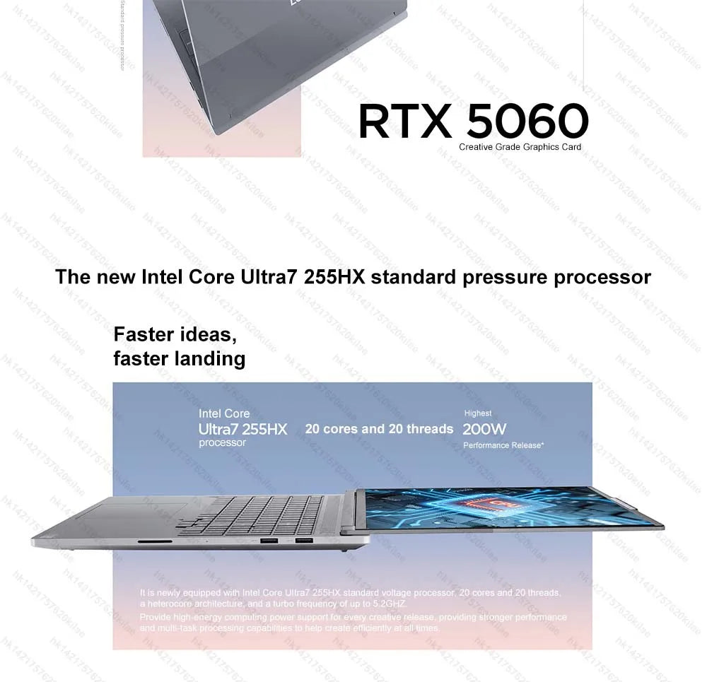 Lenovo ThinkBook 16p 2025 – Intel Ultra 7 255HX, RTX 5060, 16GB/32GB RAM, 1TB SSD, 16" 2.5K 240Hz