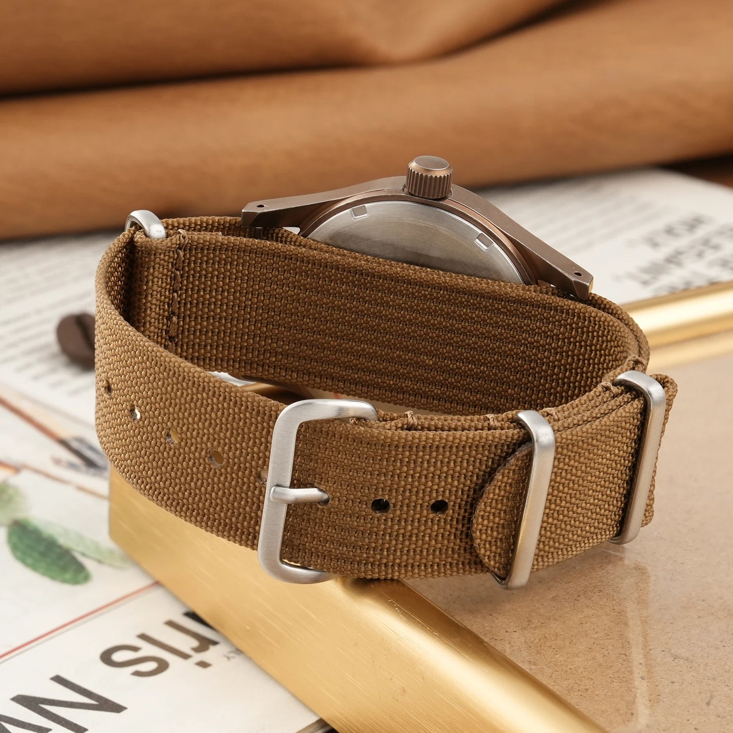 Militado ML05 Vintage Field Watch – 38mm, VH31 Sweep, Sapphire AR Crystal, Luminous