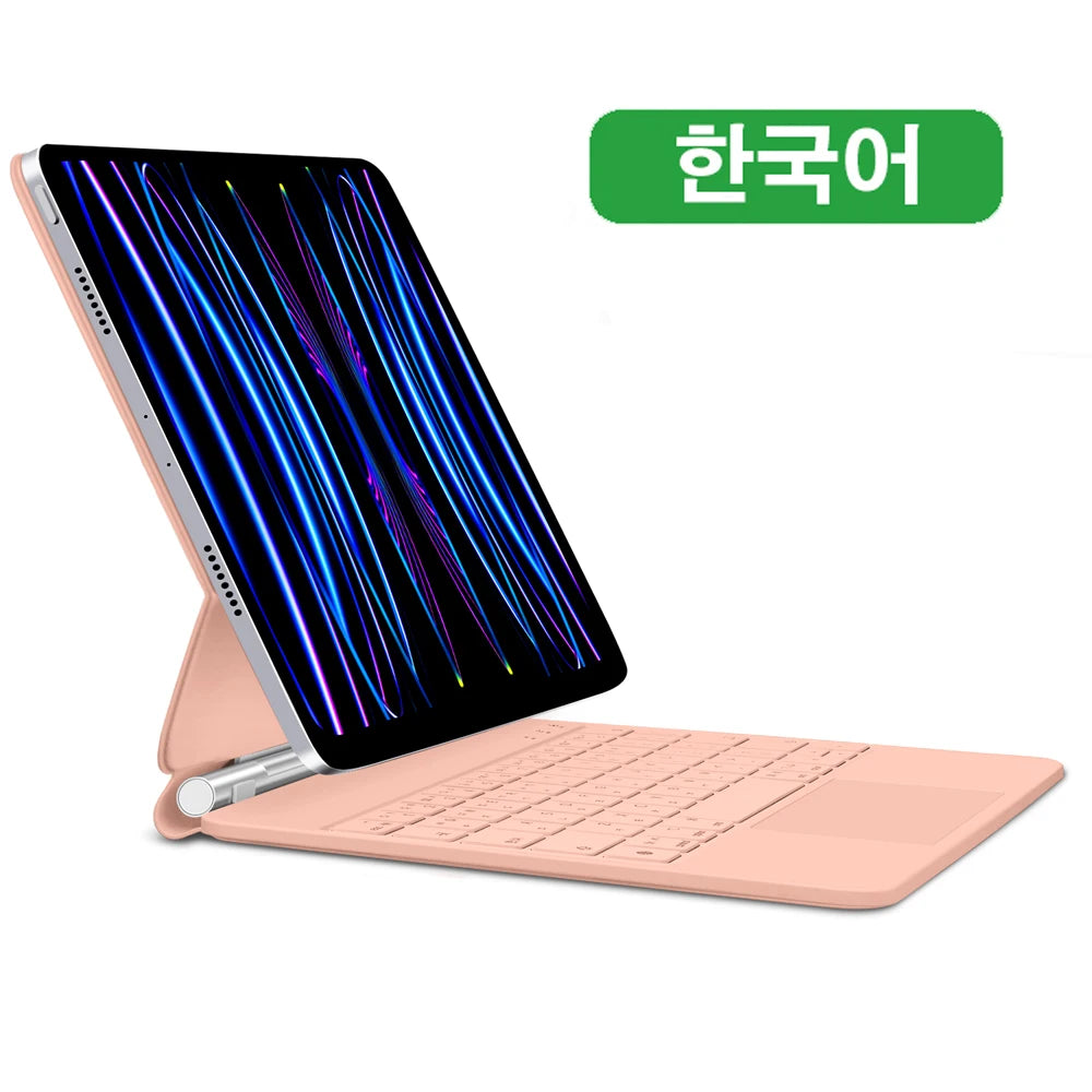 GOOJODOQ Magic Keyboard for iPad Pro 11" / Air 11" M2 M3 | Floating Stand | Bluetooth | Multi-Language