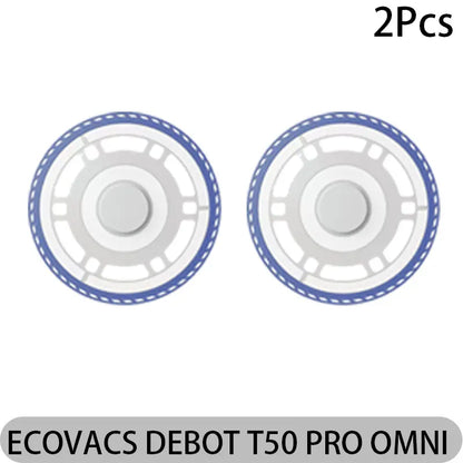 ECOVACS DEEBOT T50 PRO OMNI Replacement Parts | Main Brush, Side Brush, HEPA Filter, Mop, Dust Bag