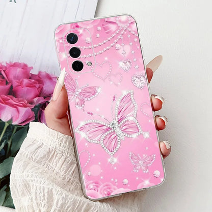 Luxury Painted Soft Silicone Case for Oppo A74 5G – Shockproof Back Cover
