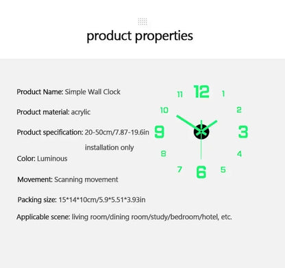 Creative Luminous Digital Clock – LED Display, Modern Desk & Wall Clock