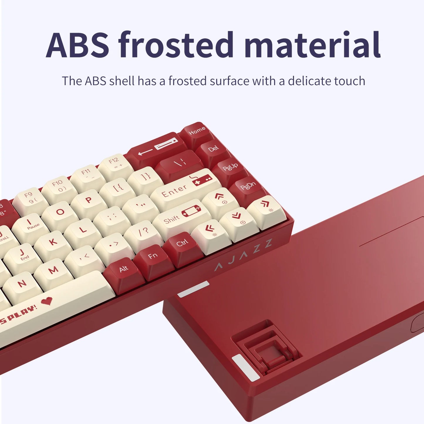 AJAZZ AK680 65% Wired Gaming Mechanical Keyboard – Hot Swap, Gasket Mount, Custom Keycap