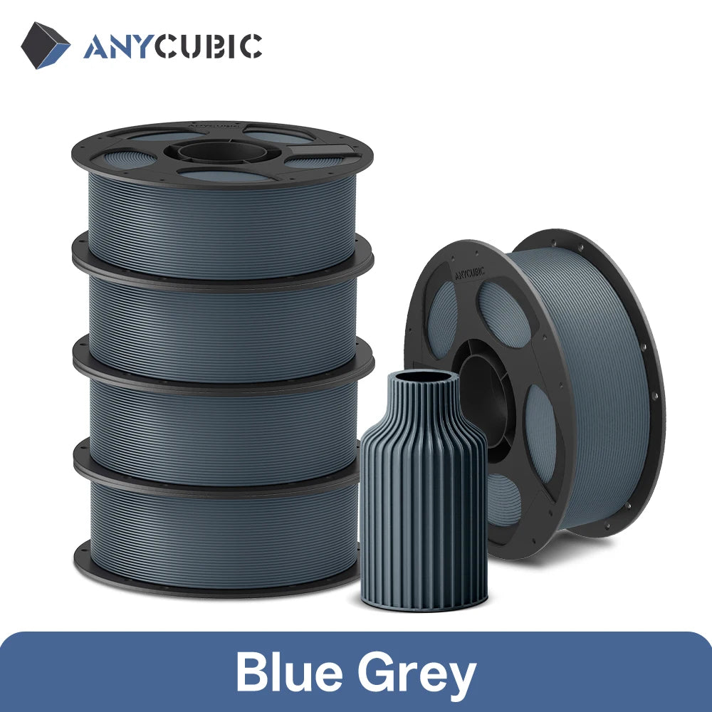 ANYCUBIC PLA 3D Printer Filament – 5KG / 1.75mm, Eco-Friendly, EU & US Warehouse, For Kobra S1C / K3C