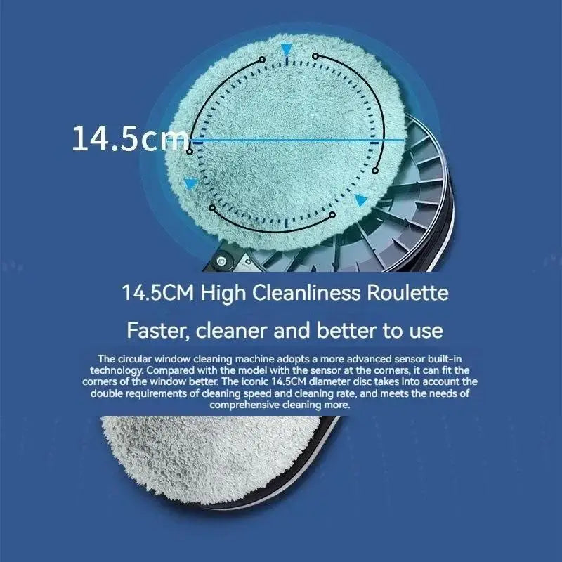 Fully Automatic Window Cleaning Robot – APP & Remote Control, Auto Spray
