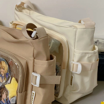 Japanese Ita Bag with Clear Window – Anime Shoulder Bag