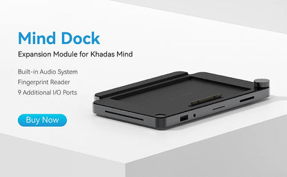 Khadas Mind 2 Pocket Mini PC – Intel Core Ultra 7 155H, Thunderbolt 4, 8K, Win 11