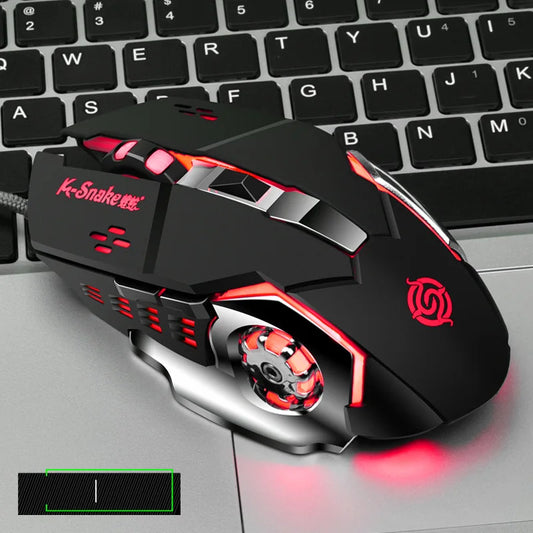YTOM Viper Q5 Wired Gaming Mouse – 6 Buttons, 4-Grade DPI 1200–3200, Ambidextrous, CE Certified
