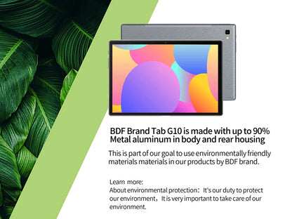 10.1" Android 12 Tablet – Octa Core, 8GB RAM, 128GB, 4G LTE, Dual SIM, GPS, Google Play