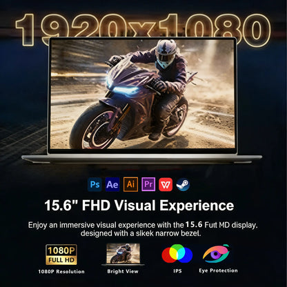 Gaming & Office Laptop — Intel i9-10980HK, 16GB RAM, Up to 2TB SSD, 1080p FHD, Fingerprint Unlock