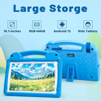 Kids Tablet 10.1" – Android 15, Parental Control, 8GB+64GB, 5000mAh, Octa Core