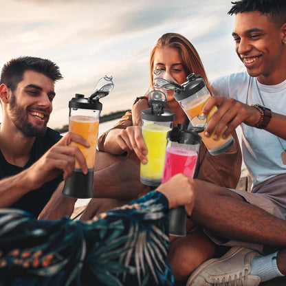 Portable Blender 600ML | USB Rechargeable 4000mAh | Smoothie & Juicer