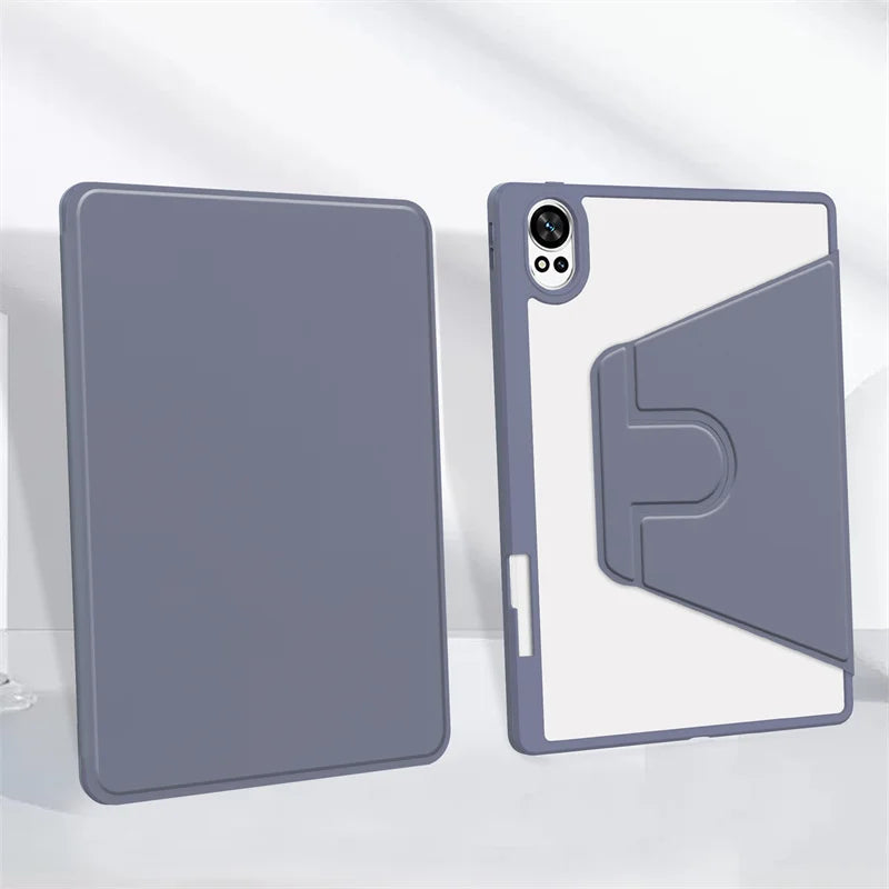 360° Rotating Acrylic Stand Case with Pencil Holder for Huawei MatePad 12x / MatePad Air 12 2024