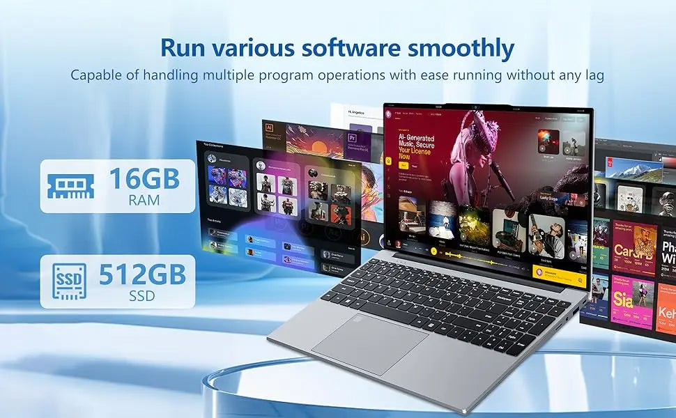 Gaming Laptop 15.6" — Intel i9-10980HK / 9900U, 16GB RAM, Fingerprint Unlock, Backlit, Windows 11