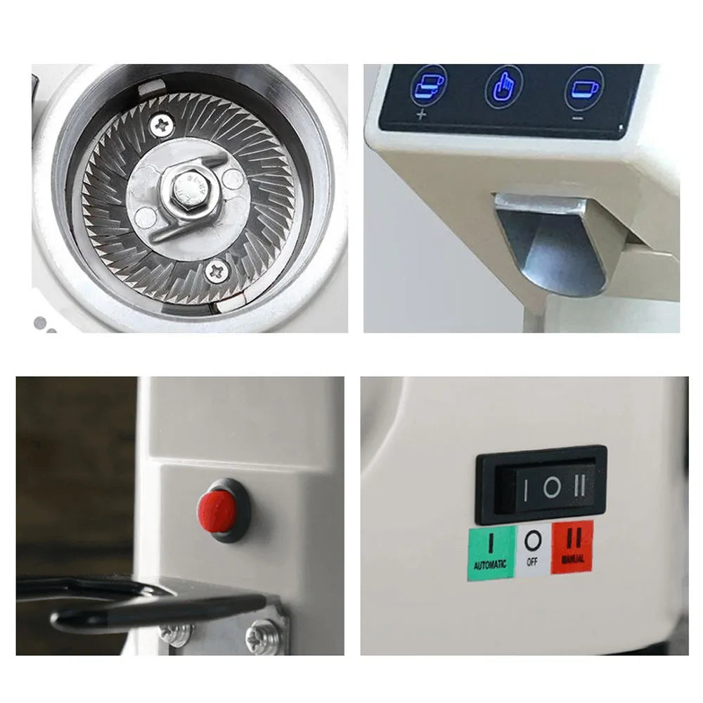 ITOP R.E.D. Coffee Grinder with touch screen, 60mm flat burr, aluminum alloy body, suitable for espresso, 110V/220V.