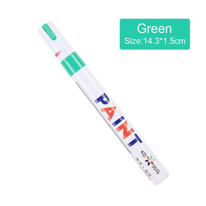 White Tyre Paint Pen Set | Waterproof Oil-Based Quick Dry Permanent Marker for Car Tyres (3pcs)
