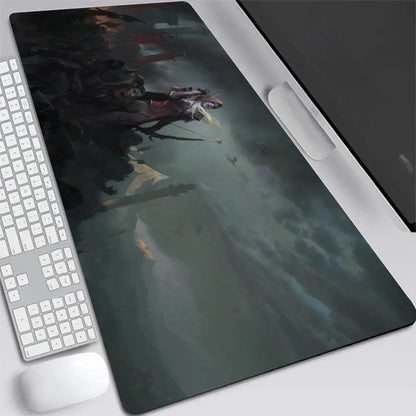 World of Warcraft Sylvanas XXL Gaming Mouse Pad – Large Desk Mat, Rubber Base, Multiple Sizes