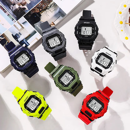 YIKAZE Men's LED Digital Sport Watch – Waterproof, Outdoor Adventure, Multifunctional