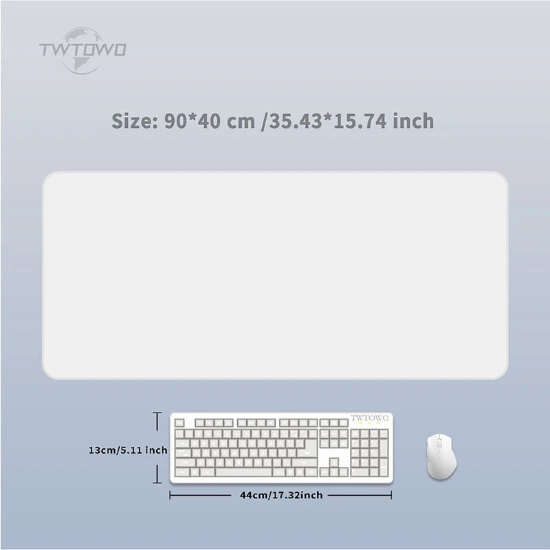 TWTOWO Custom Playmat & Mouse Pad – Non-Slip Natural Rubber, 600x300 to 1000x500mm, DIY Design