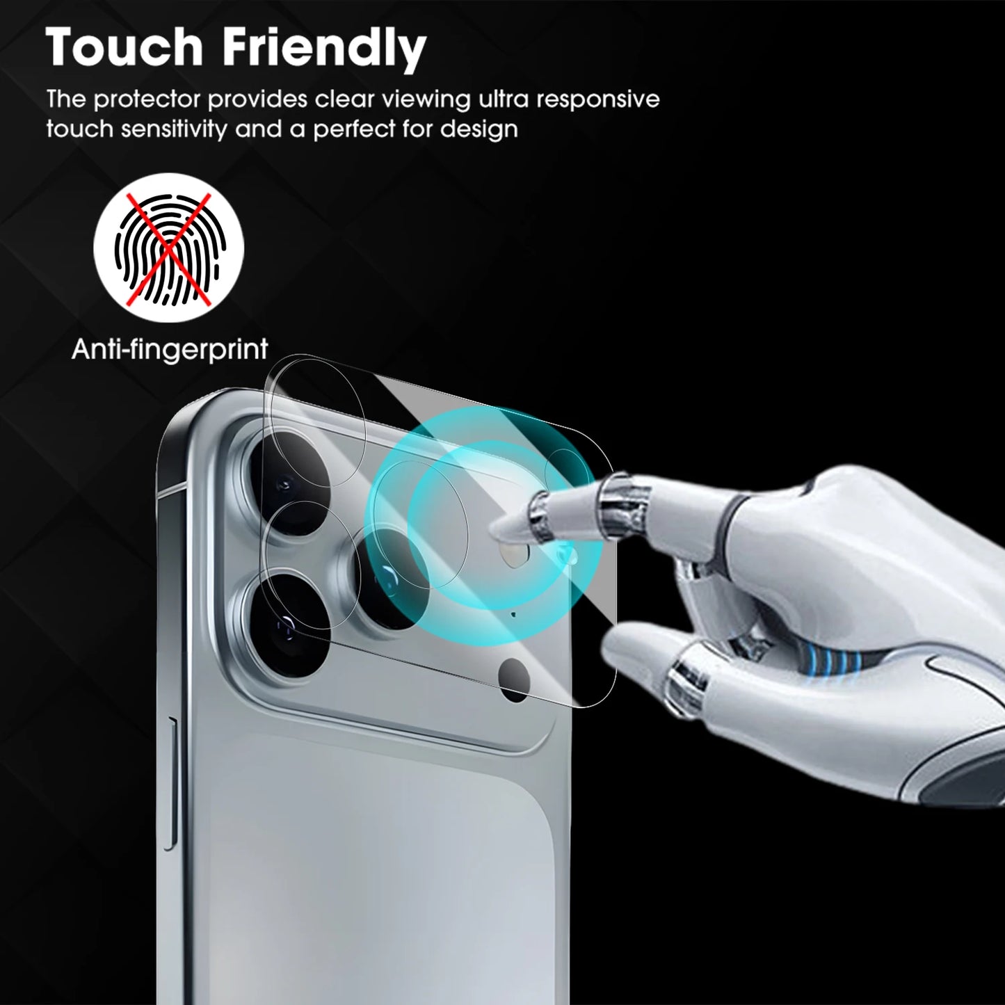 Camera Lens Tempered Glass for iPhone 17 Pro Max / 17 Air | Full Coverage Anti-Scratch Lens Protector (1-5 Sets)