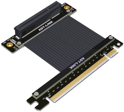 ADT-Link PCIe 4.0 Riser Cable – X16 to X1/X4/X8/M.2/NVMe/U.2, Gen4 Extension Adapter (R31SL)