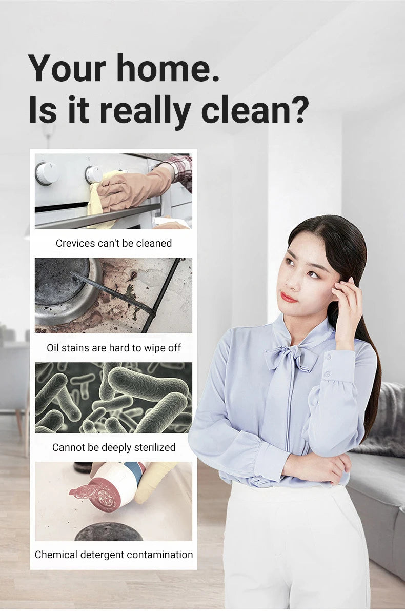 DIVEDEER Handheld Steam Cleaner 220V EU – High Temperature Sterilization