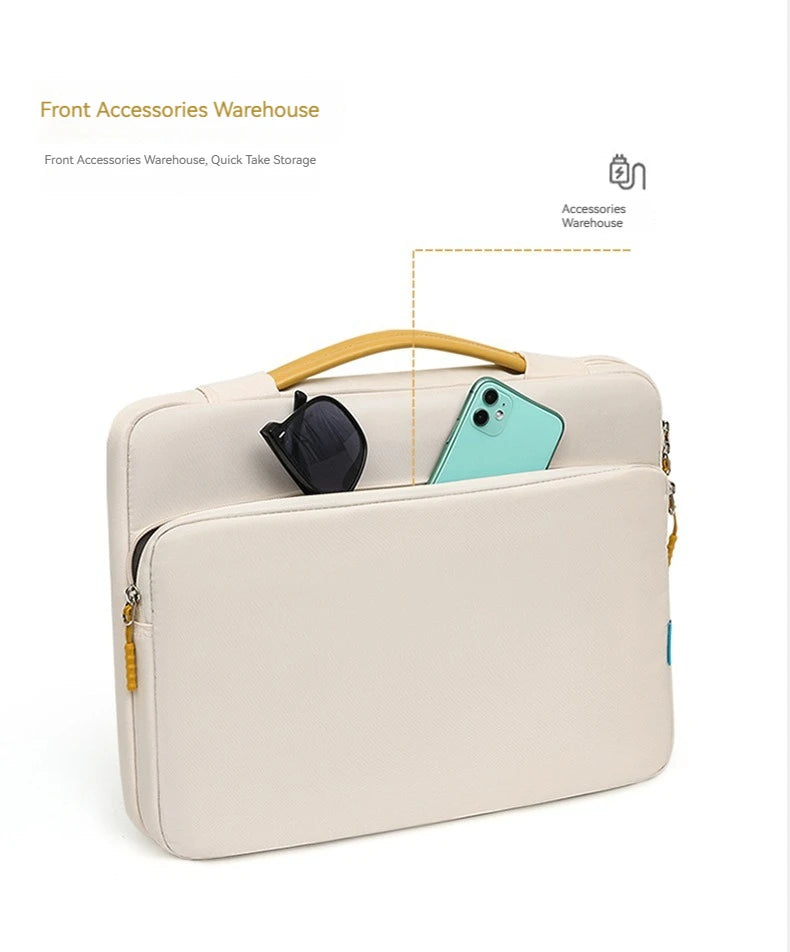 Waterproof Laptop Sleeve Bag 13.3"–15.6" — Portable Travel Carrying Case for MacBook Air/Pro