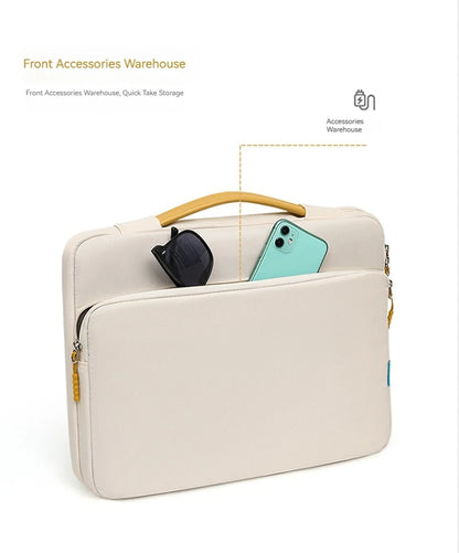 Waterproof Laptop Sleeve Bag 13.3"–15.6" — Portable Travel Carrying Case for MacBook Air/Pro