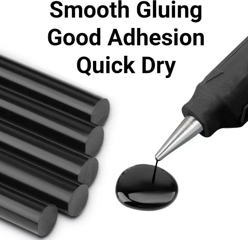 Black Hot Melt Glue Sticks – EVA Adhesive for Car Dent Repair, DIY & Crafts