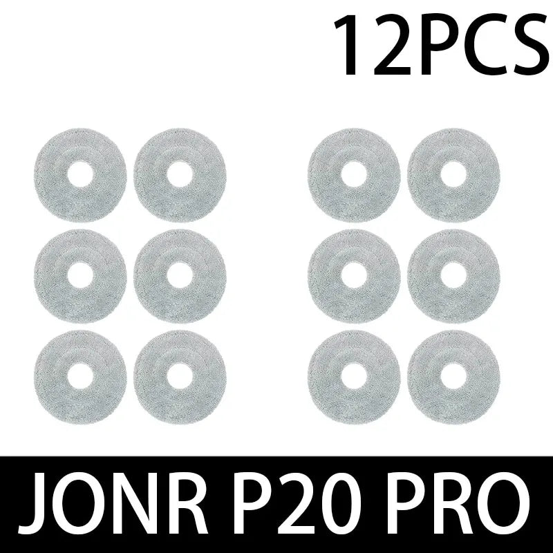 JONR P20 PRO / T5 Pro Robot Vacuum Spare Parts – Brush, Filter & Mop Replacement