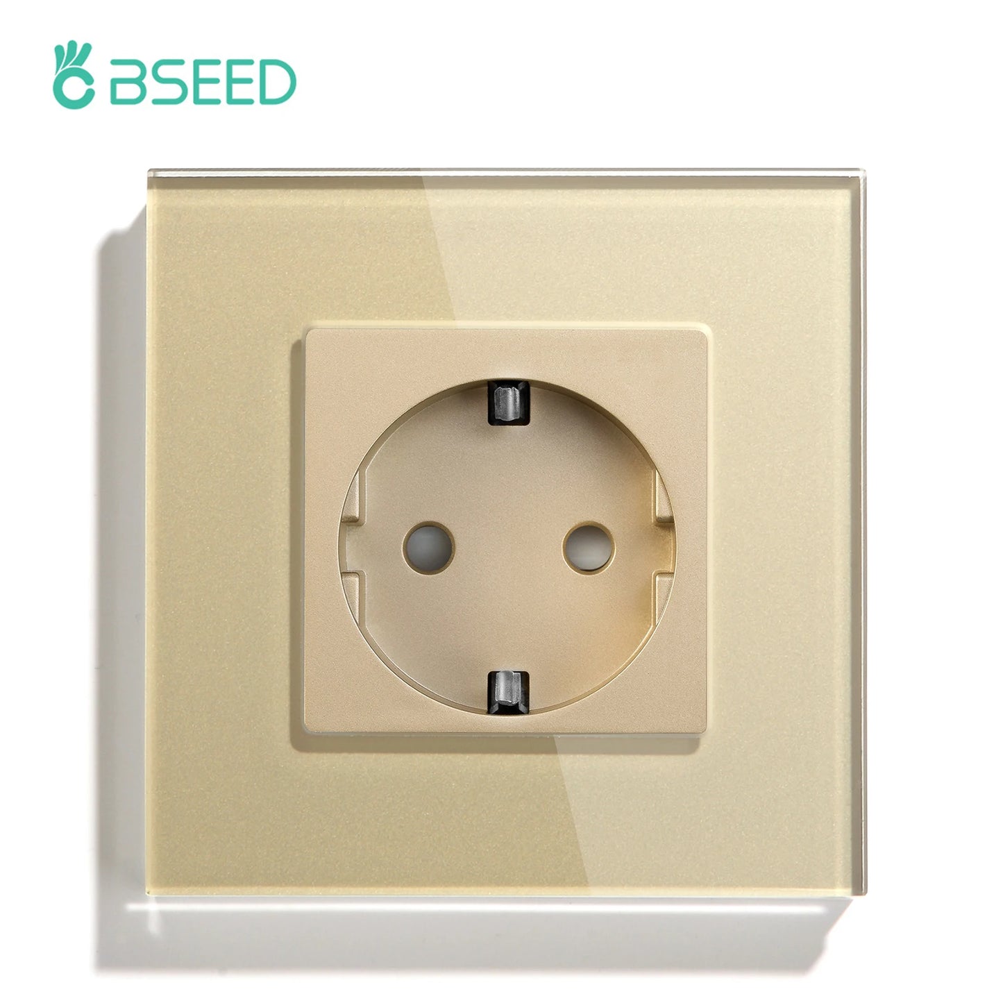 BSEED EU Wall Socket with USB-C Charging Port – Glass Panel 16A