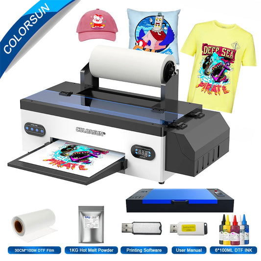 Colorsun A3 DTF Printer – Epson R1390 | Direct to Film | T-Shirt & Hoodie Printing