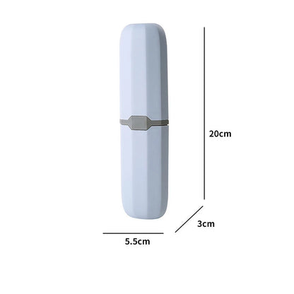 Portable Toothbrush & Toothpaste Holder Case – Travel & Camping Storage Box
