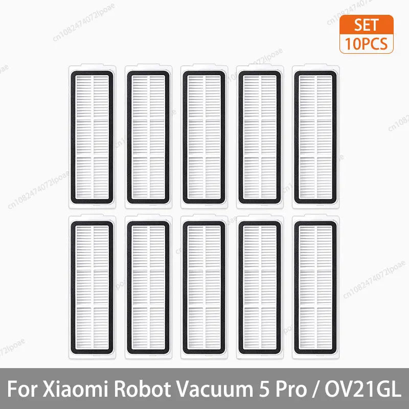 Xiaomi Robot Vacuum 5 Pro / OV21GL Spare Parts – Brush, Filter, Mop & Dust Bag