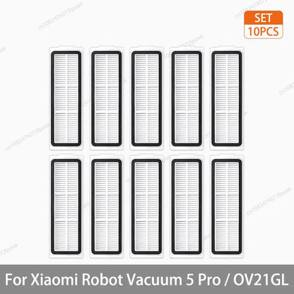Xiaomi Robot Vacuum 5 Pro / OV21GL Spare Parts – Brush, Filter, Mop & Dust Bag