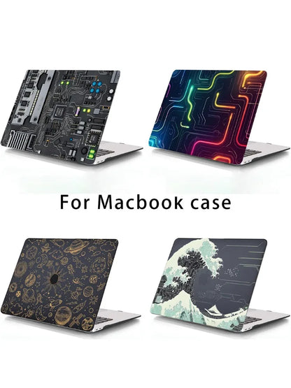MacBook Air/Pro Mechanical Style Plastic Case — Air 13"/15" M2, Pro 13" A1932/A2338/A2337