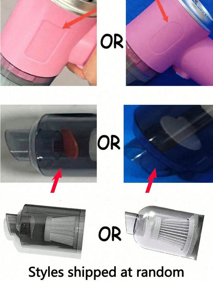 Cordless Handheld Vacuum Cleaner | Rechargeable, Multiple Nozzles for Car, Home, Pet Hair & Keyboard