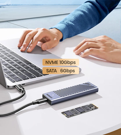 UGREEN M.2 NVMe SSD Enclosure – USB-C 3.2 Gen2 10Gbps Tool-Free External SSD Adapter