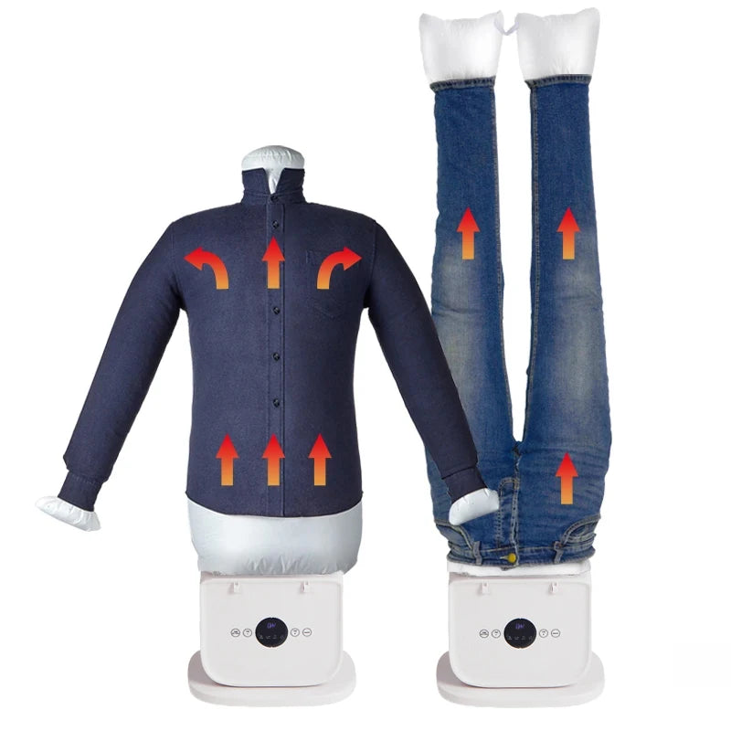 Foldable Electric Clothes Dryer & Steam Ironing Machine – Portable Heated Air Dryer for Clothes & Shoes