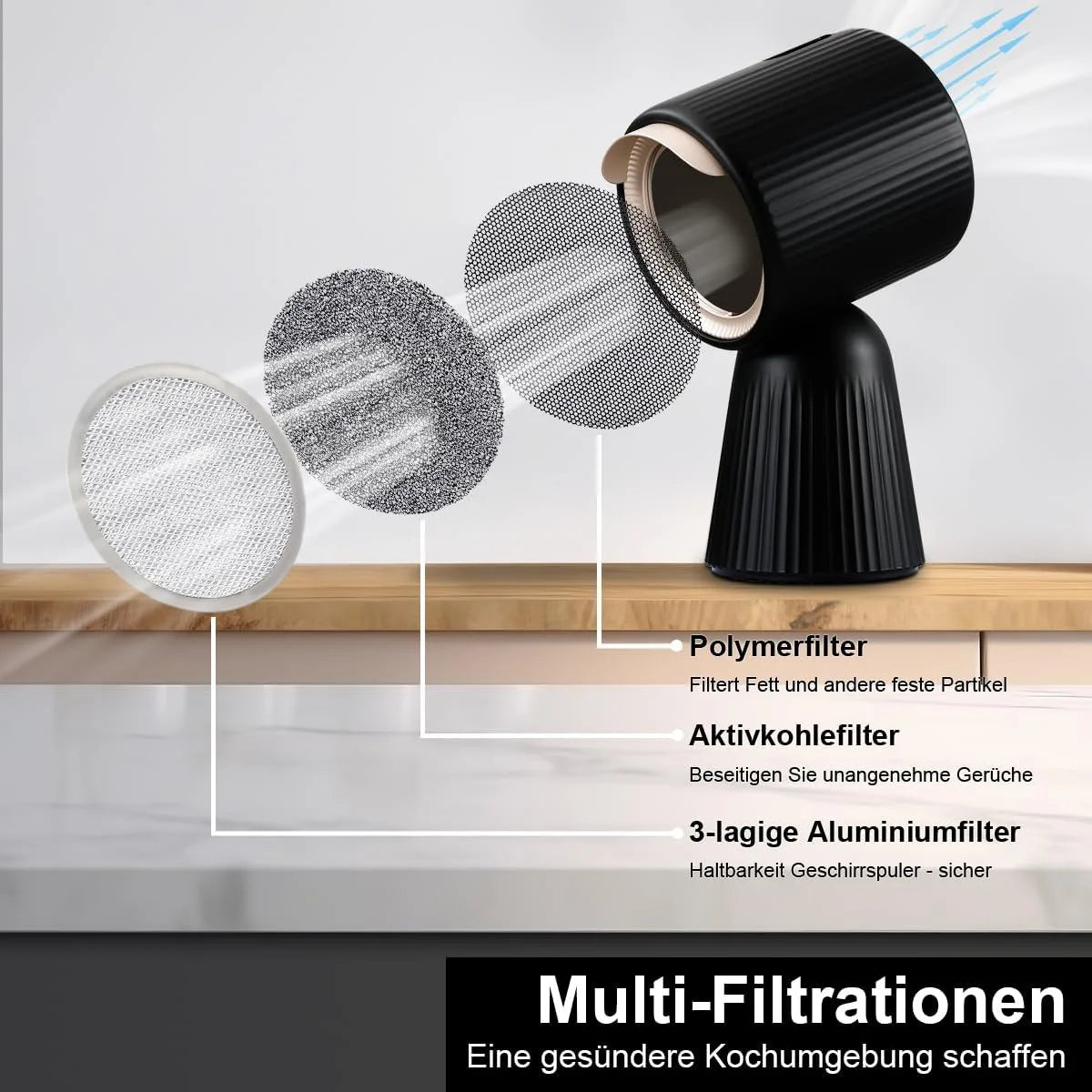 TopStrong Mini Recirculation Hood | 180m³/h | Charcoal Filter | 40dB | EU