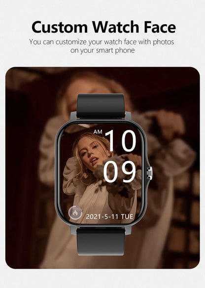 Smart Watch 2025 - 1.83" Display, Bluetooth Calling & Fitness Tracker for Men & Women