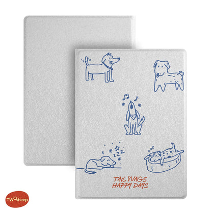 Twosheep Cute Cat & Dog Magnetic Case for Bigme B6 6" eReader – Auto Sleep/Wake, Shellless PU Cover
