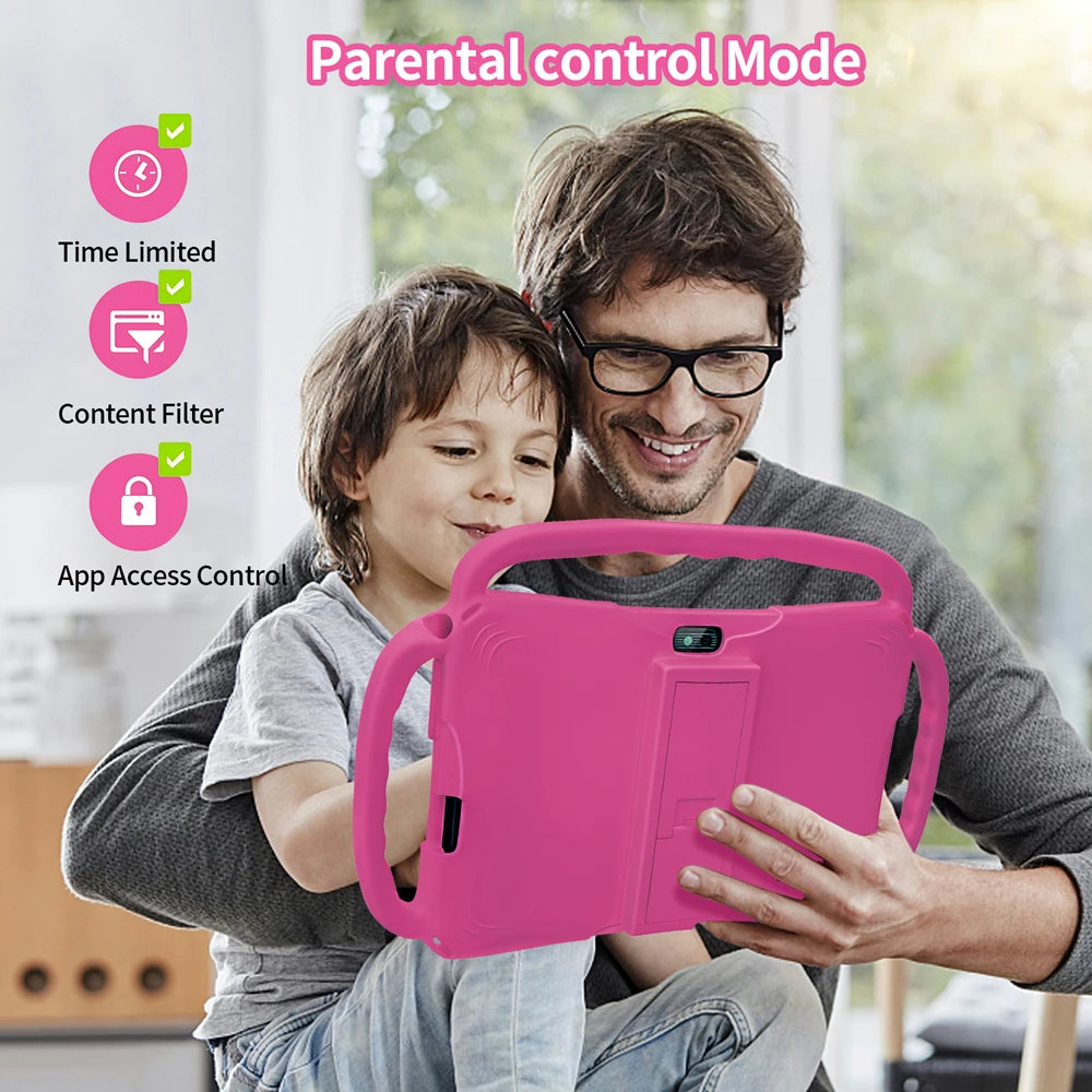 Children's Tablet 7" – Android 13, 5G WiFi, 4GB RAM, 64GB, Quad Core, 4000mAh