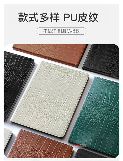 Premium Crocodile Leather iPad Case with Card Slot – 9.7" to 11" | Air, Mini, Pro