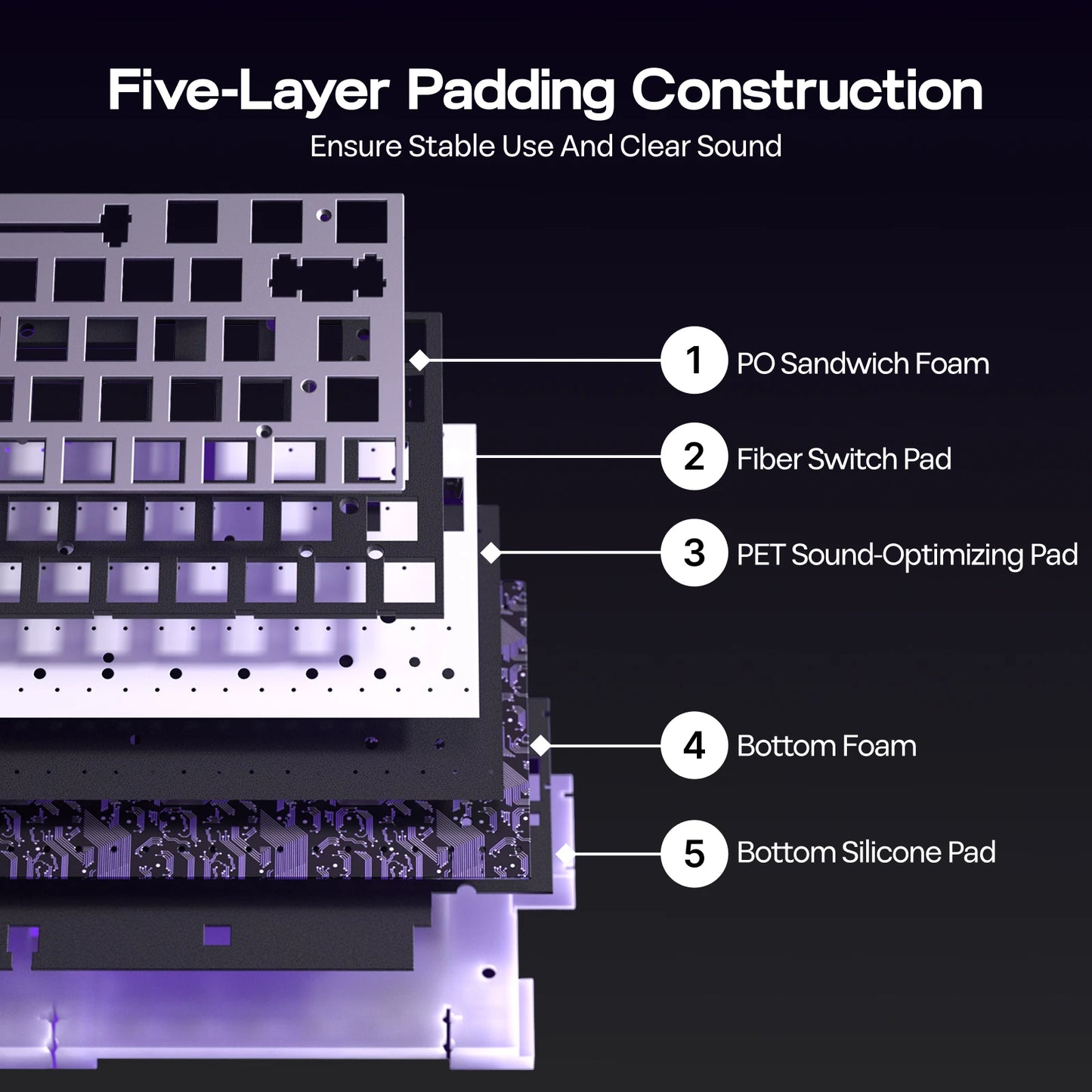AULA Hero68 HE Magnetic Gaming Keyboard – 65% ANSI, Wired, Hall Effect Switches