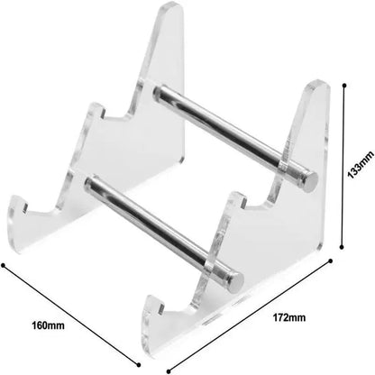 Transparent Acrylic Keyboard Display Stand – Layered Rack Holder for Mechanical Keyboards