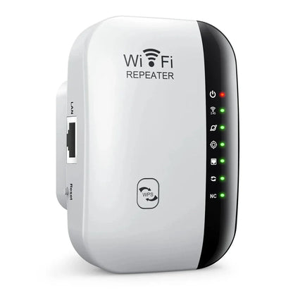 300Mbps WiFi Repeater & Range Extender – 2.4GHz 802.11N Signal Amplifier for Home