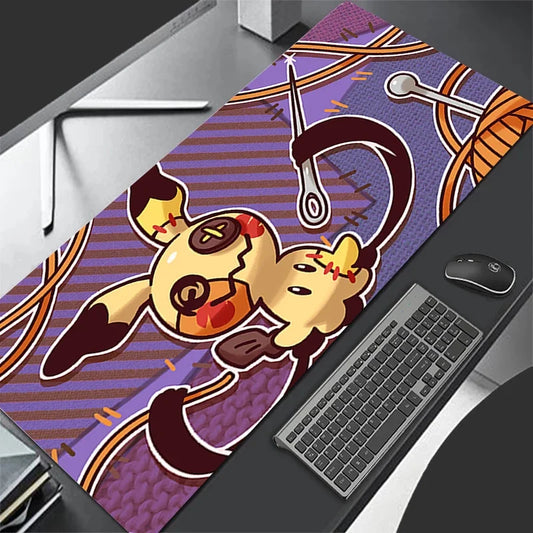 Pokémon Mimikyu Leather Gaming Mouse Pad – Large Anime Deskmat, Waterproof, Keyboard Mat