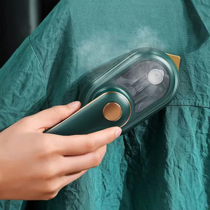 Mini Handheld Steam Iron – Travel-Ready Wet & Dry Garment Steamer