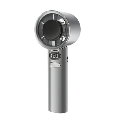 Portable Mini Personal Fan – 120-Speed Digital Display & Ice Cooling